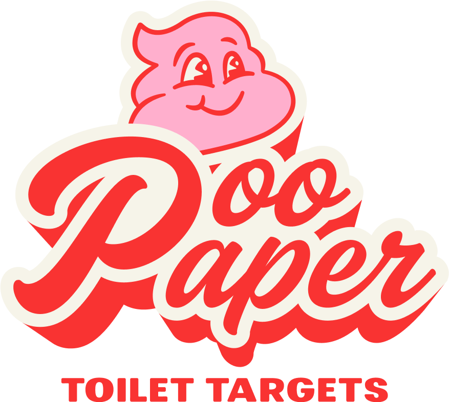 Poo Paper Toilet Targets Logo